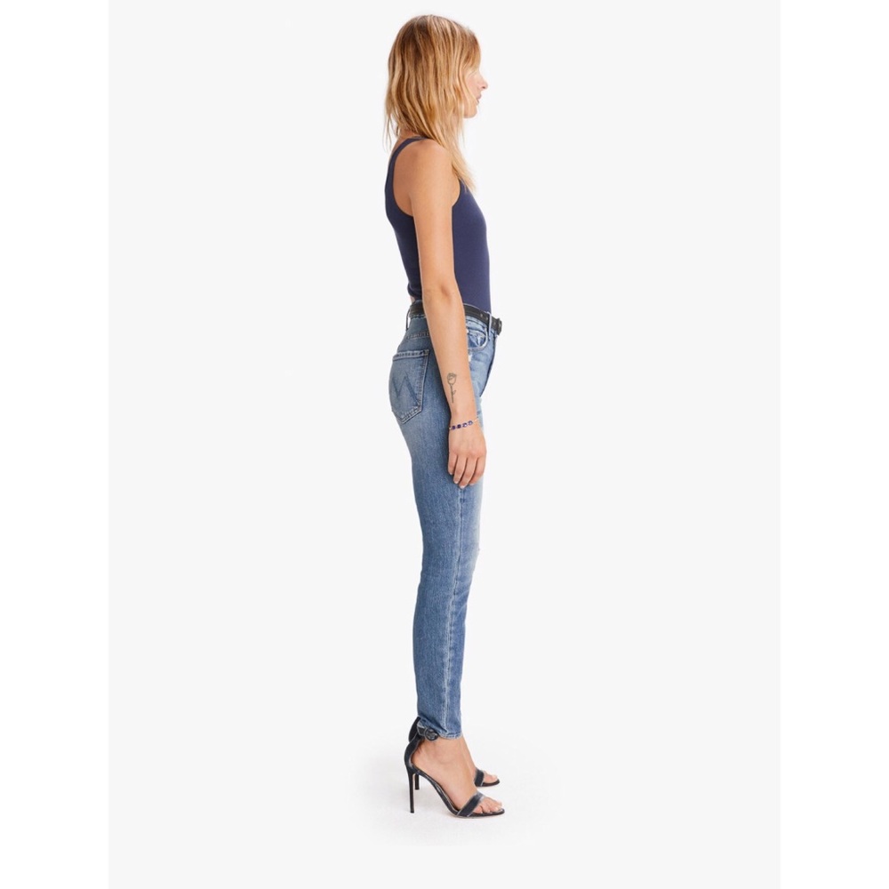 NWT MOTHER High Waisted Looker Ankle Denim size 26 - Picture 2 of 9